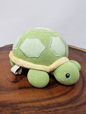 Turtle Topper Plush - Light Green Knit Turtle